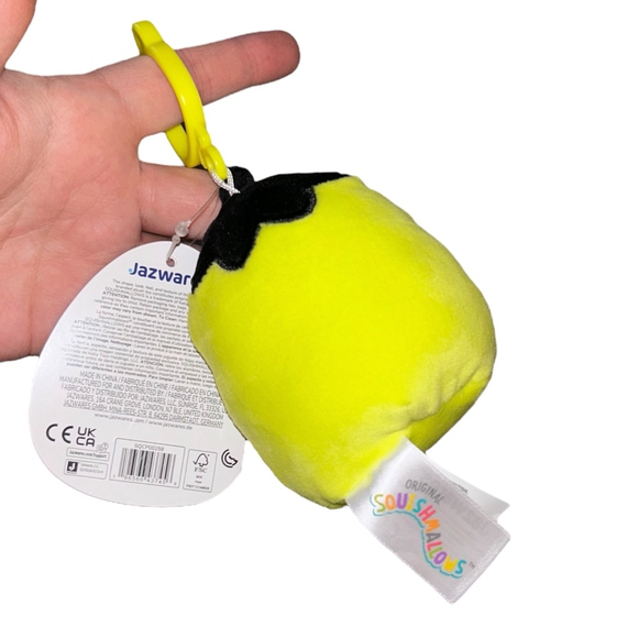 Squishmallows Walt Green and Black Pumpkin Plush Keychain - Picture 4 of 5